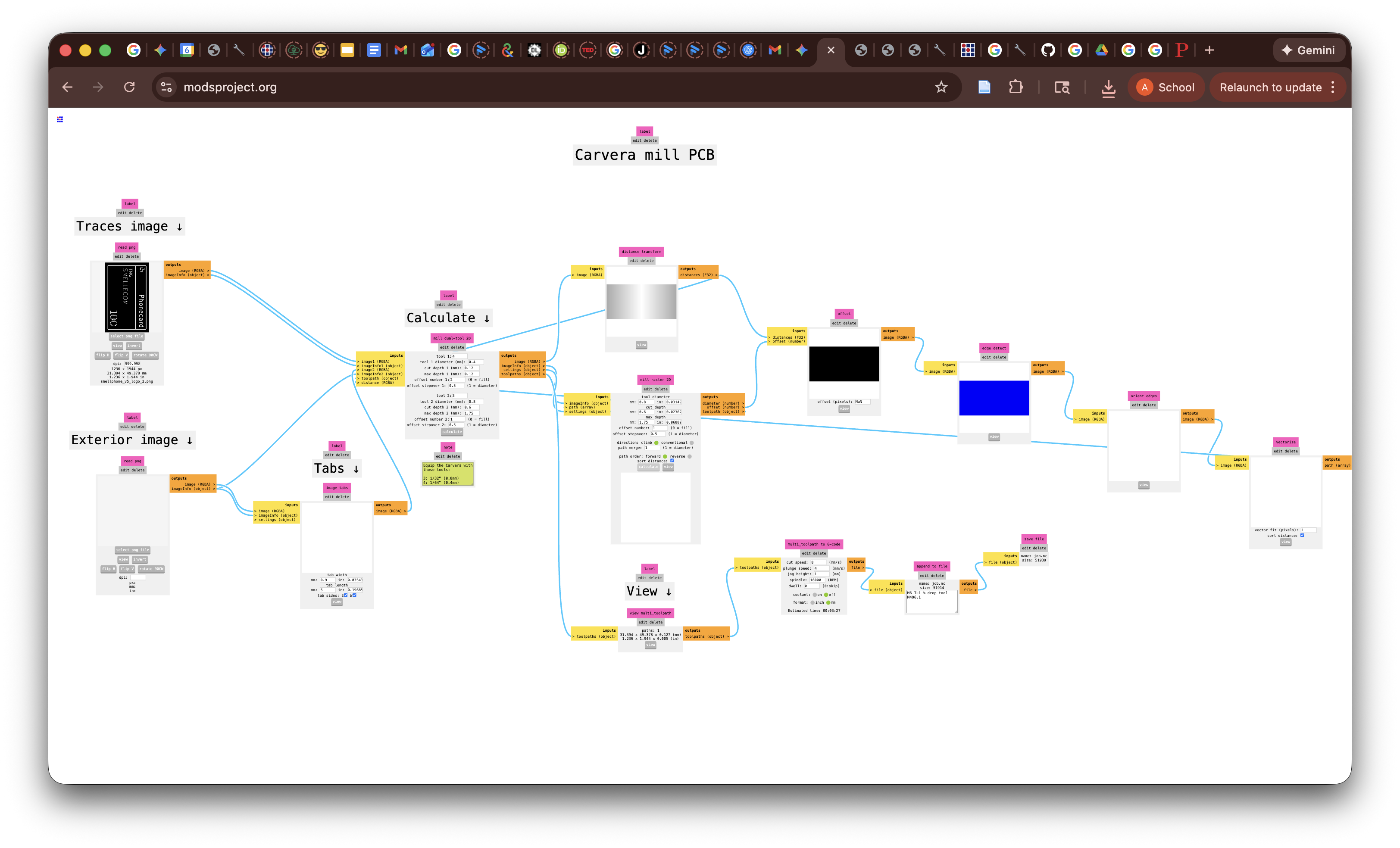 Custom PCB Carvera Gcode Generation